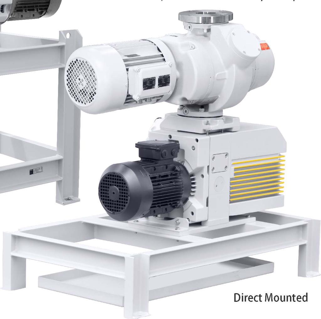 The reasoning is, that the Root's blower super-charges the roughing pump, which greatly increases the vacuum systems pumping speed, below the 10 Torr pressure range.