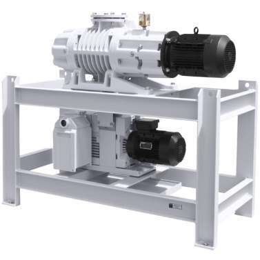 Oerlikon Leybold Blower Packages Oerlikon Leybold Root's Blower Booster Packages Direct Mounted or Mounted IDEAL P/N Mount Blower Booster With Roughing Connection Flanges Vacuum Pump CFM In Out