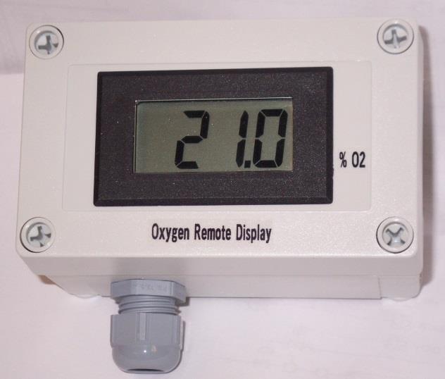 7.0 Appendix Remote Display for Oxygen monitor (part number DPM942-R) This optional Remote display is designed to send remote oxygen concentration information from any of CONCOA oxygen monitors.