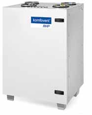 RHP Standard RHP 400 V Maximal air flow, m³/h Panel thickness, mm Unit weight, kg Supply voltage, V Maximal operating current, Maximal operating current, Thermal efficiency of heat recovery, %