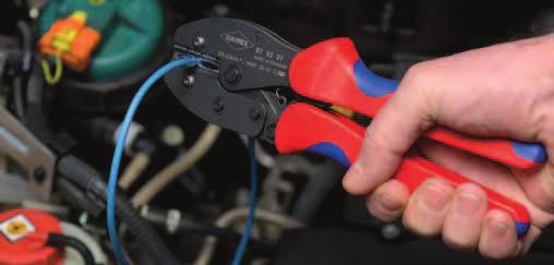 52 KNIPEX PreciForce Crimping Pliers For daily crimping applications, the specialist likes crimping pliers that work precisely and reliably.