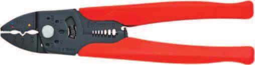 32 Crimping Pliers for cutting cables, stripping wire and crimping insulated and