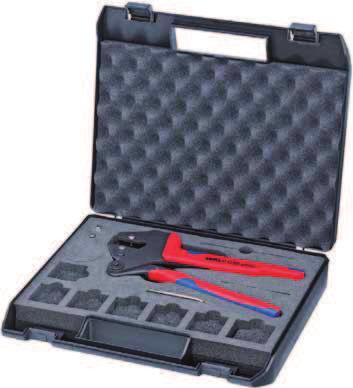 crimping dies and locators; 43 200 A 43 200 A pliers without crimping dies, without case 43 200 with crimping dies 49 06 for insulated terminals, plug connectors and butt connectors 43