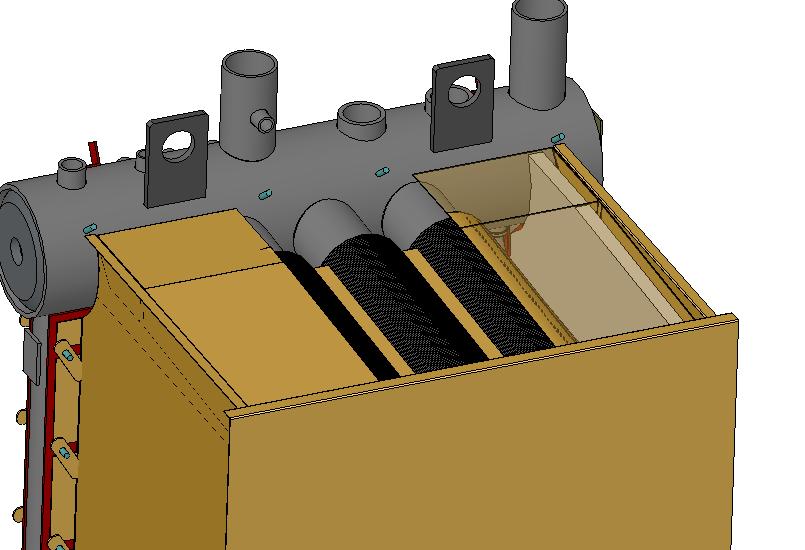 Next screw the bottom edges of the side panel to the burner base. Sheet Metal Angle Screw Down Pressure Vessel Edge 7 