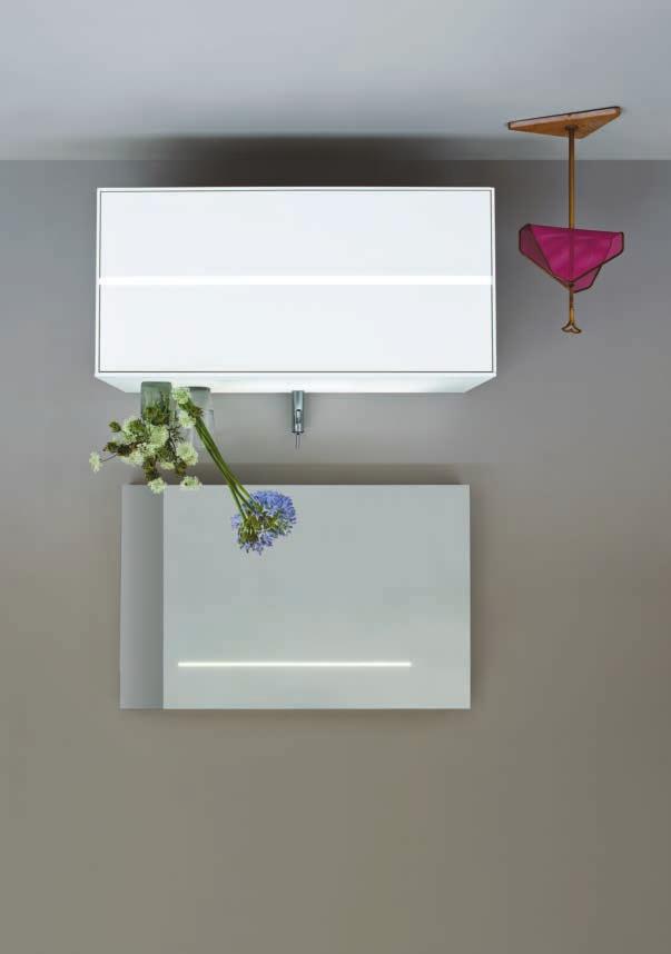 Radiance Create a unique stunning look within your home with our wall hung units which feature glistening LED strips that