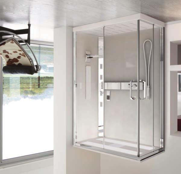 Our beautiful Neptune steam cubicles come with a variety of beneficial functions and features as