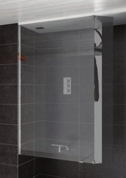 Wet Rooms Freestanding Corner wall/end panel Deflector panel 900mm P6832715 300mm
