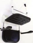 .. our Comfort Deluxe Shower Seats hold up to 250kg Comfort Deluxe shower seat 610 x 500m Clip on black plastic seat