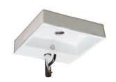 Semi countertop basin 450 x 450mm 1 tap hole S7006173 Countertop basin 450 x 450mm 1