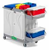 Multipurpose trolleys ALPHA All Alpha trolleys are standard supplied with the new MOVE handle holder.