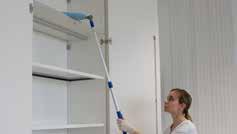 hand duster support and can be fixed thanks to the specific fixing clips The width of the hand duster allows a quick and efficient dusting operation in a few simple steps