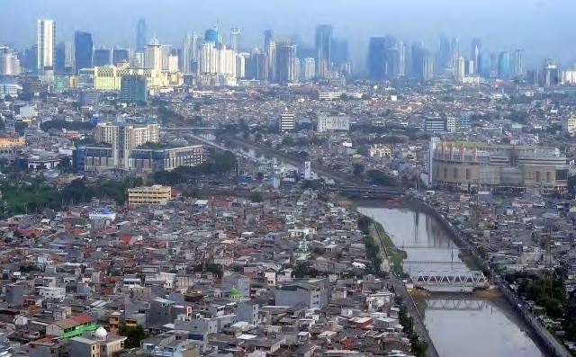 Jakarta : The center of economics, culture and politics Population of