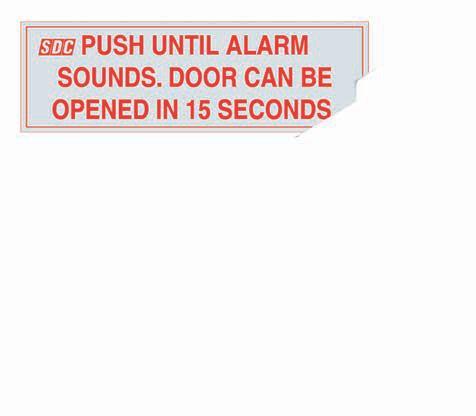 Security Door Controls Exit Check S6000DE-101 - All-In-One Delayed Egress The new