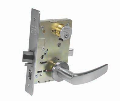 13 Series 1000 grade 1 standards, making it the strongest and most durable mortise lock in the industry.