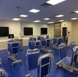 The resulting refurbished space provides a modern, fit for purpose teaching space required for the School of Health. Project completed September 2016. 14.