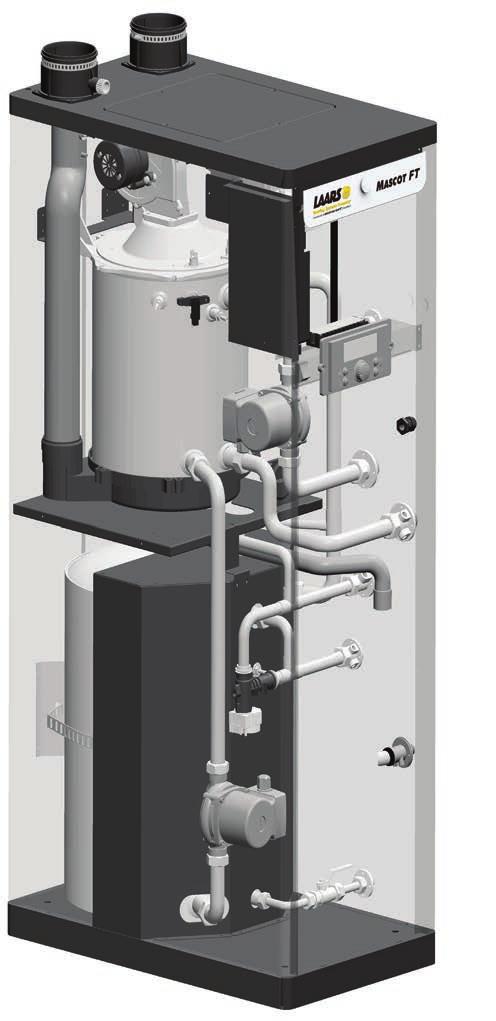 Page 8 LAARS Heating Systems 2.5 Product Flow Paths and Characteristics 2.5.2 Domestic Hot Water flow. Combination Boiler Domestic Hot Water Mode.