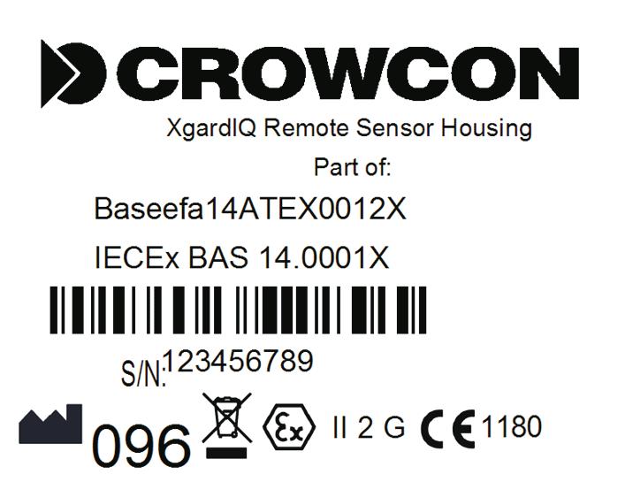 Bar code Diagram 6: Sensor module labels