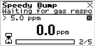 Operation Bump Test A bump test can be performed at any time, or when a warning message is displayed. A failed bump test will activate a Bump test due warning on the XgardIQ transmitter.