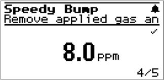 Speedy Bump This is a quick method of verifying that a sensor is working correctly whilst consuming the minimum quantity of test-gas.