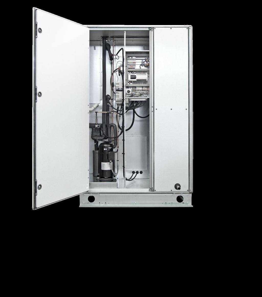 ecooler Splitable unit version HP Hydrophilic coated coils available for easy installation Twin electronic expansion valves offer accurate and efficient control All refrigerant equipment is housed