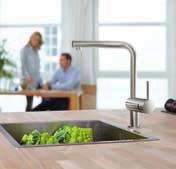 GROHE SUPERSTEEL SUPER LOOKS SUPER RESISTANCE To fulfil its