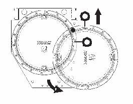 Service and Maintenance Figure 31 - Waterbox Removal - Remove Bolts long bolt drill point mark m Label L a b e l Figure 32 - Waterbox Removal - Slide Out, Install Safety Hoist Ring D ring Figure 33 -