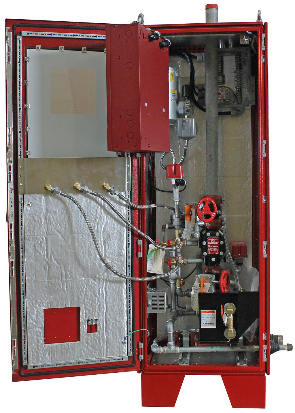 I-745 / Series 745 FireLock Fire-Pac for FireLock NXT Valves / Installation, Maintenance, Testing, and Wiring Manual INTERNAL VIEW FIRE-PA ABINET ONTAINING 1 1/2 2-INH/48.3 60.