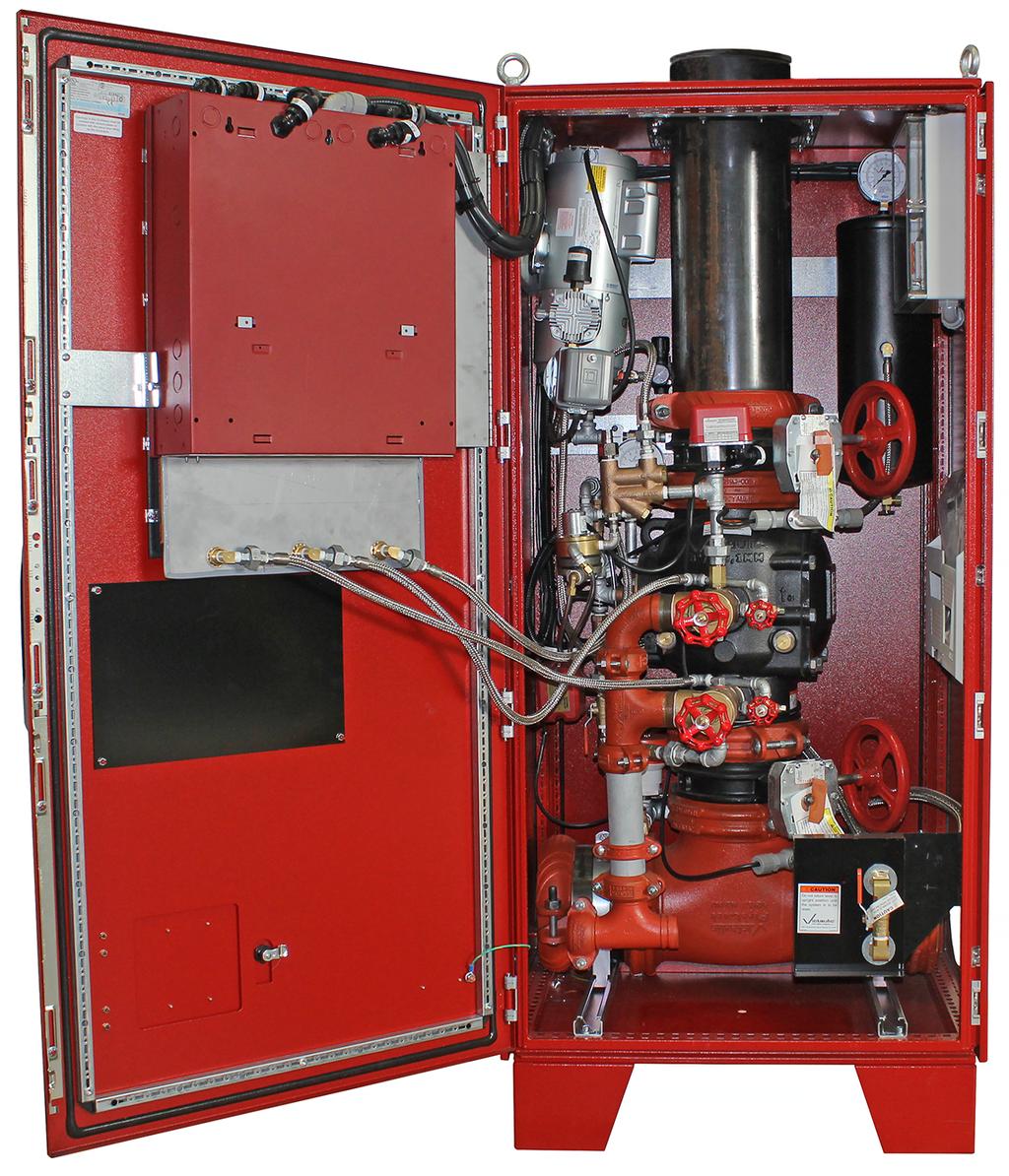I-745 / Series 745 FireLock Fire-Pac for FireLock NXT Valves / Installation, Maintenance, Testing, and Wiring Manual INTERNAL VIEW FIRE-PA ABINET ONTAINING 2 1/2 8-INH/73.0 219.