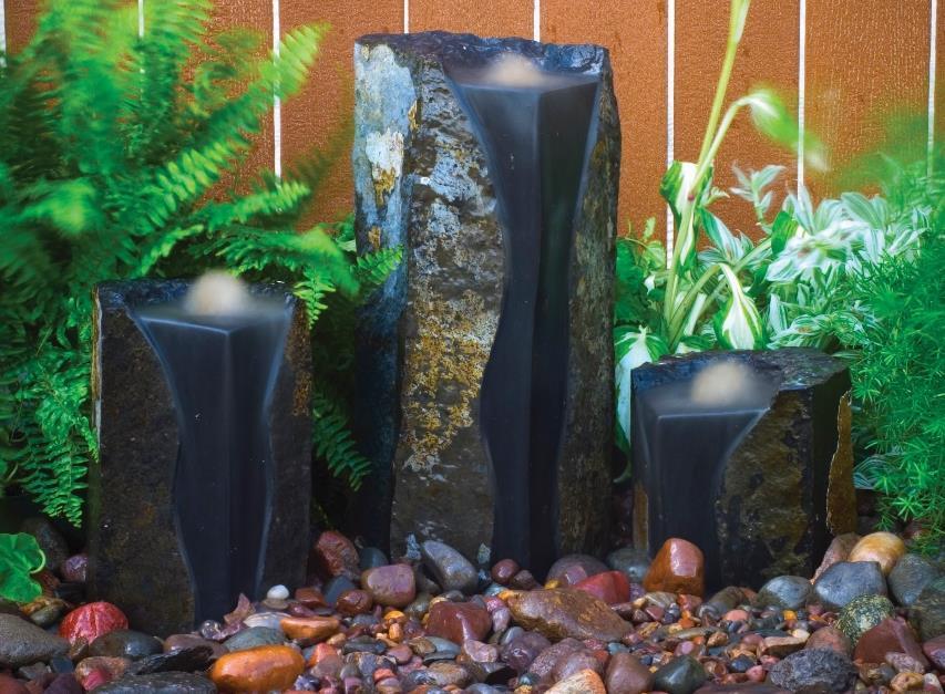Height- 6, 12, and 20 Triple Basalt Set (Double Textured) $3,795 Add