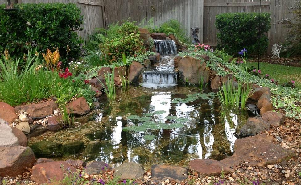 Ponds The Hyacinth $6,795 6 x8 Ecosystem Pond Tiered Levels, 2 Max Depth Up to 18 Waterfall on pond edge Add