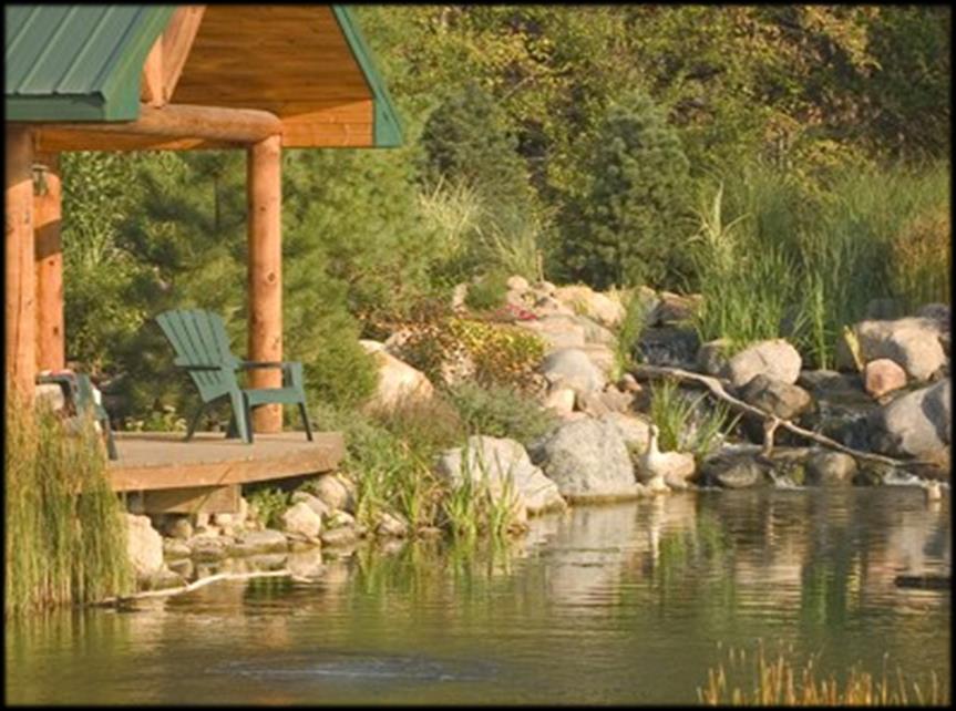 Ponds The Lagoon $22,995 16 x21 Ecosystem Pond Tiered Levels, 2 Max Depth 10ft Stream w/ Waterfall