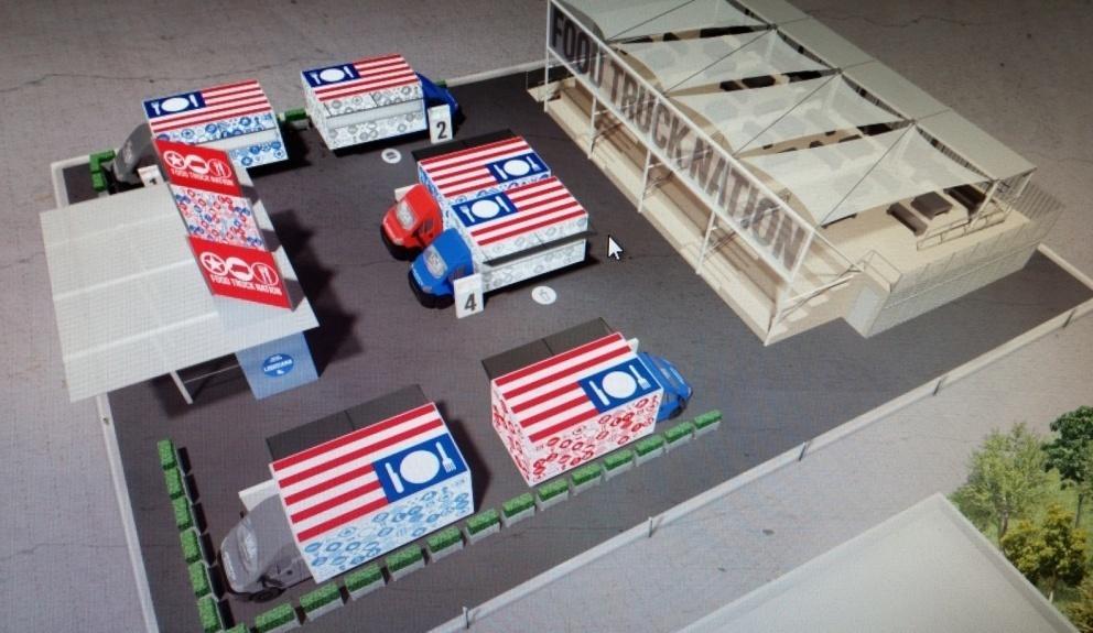 Bosch in Expo 2015 Food truck USA (Food Area) 1