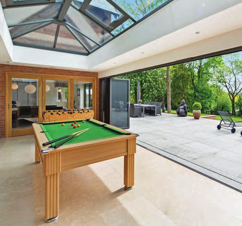We have a really beautiful oak and glass outdoor garden room,