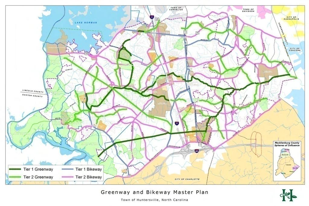 13.0 GREENWAYS AND BIKEWAYS Greenway trails consistently rank high on the list of amenities that the public would like to see to enhance mobility options.