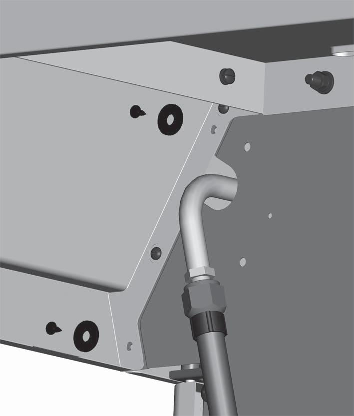 Attach rear of shelf using one 1/4-20x1 ½"screw, shown