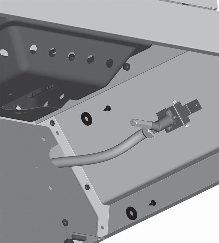 Attach rear of shelf using one 1/4-20x1 ½" screw, shown