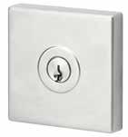 Paradigm 005 Double Cylinder Deadbolt Square Rose 67 12 32*-48 32 67 Exterior Interior *32 36mm door thickness requires spacer ring (included) Kinetic Defence Bump and pick resistant.