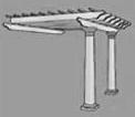 columns. p Attached on 1 Side Pergola is attached on one side to an existing structure. p Attached on 2 sides Pergola is attached on 2 sides to an existing structure.