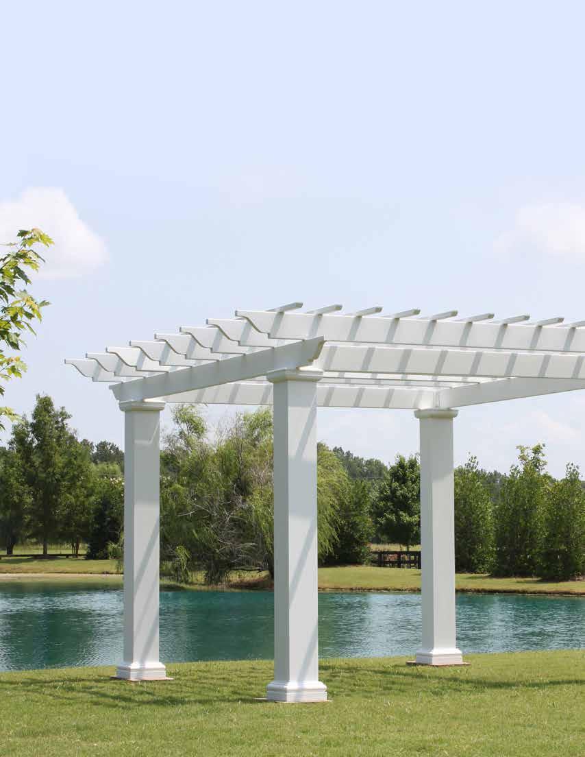 WHY FIBERGLASS? Arbors Direct structural fiberglass pergolas are a great way to enjoy the great outdoors, by adding a shade structure to any outdoor space, pool or spa area.