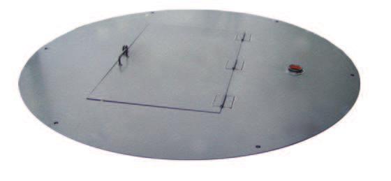 Covers available for basin diameters 36" through 60" and are