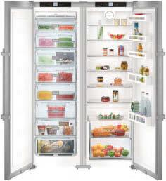 Side-by-Side fridge-freezers 121 121 SBSbs 7353 Premium SBSef 7242 Energy efficiency class: J ¹ Energy consumption year / 24 hrs: 383 / 1.