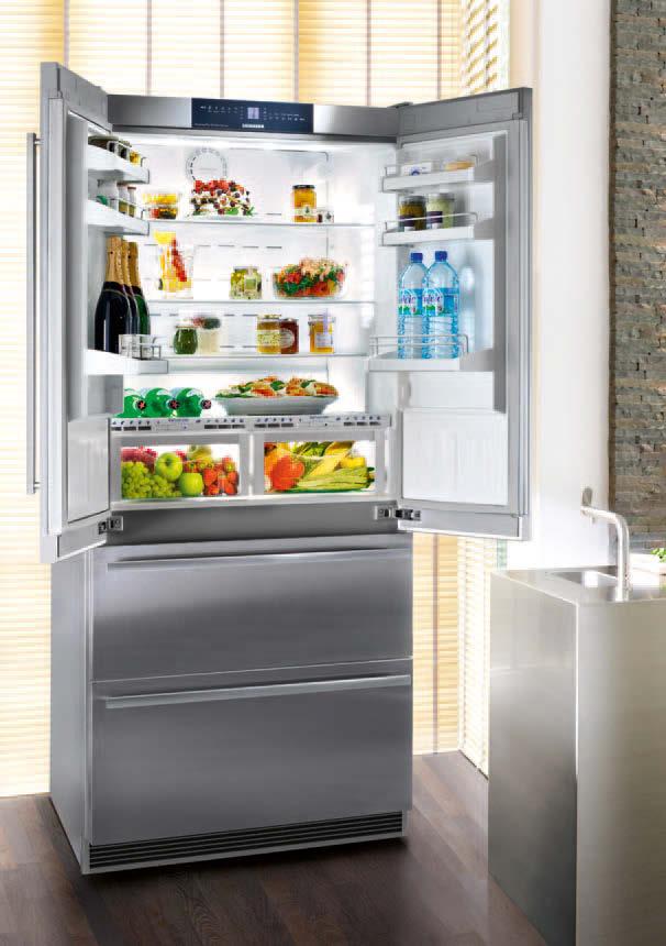 Frenchdoor fridge-freezer Quality in every detail The elegant MagicEye control system with the innovative, user-friendly