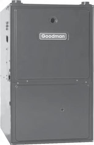 95%/93% AFUE HEATING INPUT: 46,000 5,000 BTU/H Standard Features / MULTI-POSITION, DUAL$AVER ONVERTIBLE, MULTI-SPEED GAS FURNAE The Goodman / 95%/93% AFUE Dual$aver onvertible, Multi-Speed,