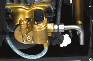 The pump uses only fully-ceramic plungers that resist damage by corrosion better than Stainless Steel and coated-ceramic plungers.