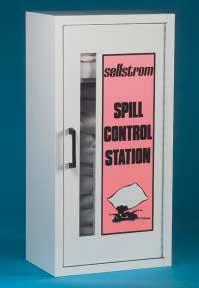 Spill Control Station Be prepared for easy clean-up of emergency spills.