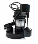 Sump Pumps Submersible Sump Pump High Efficiency PSC Motor with Built-In Thermal Overload Protector Aluminum Alloy Motor Housing Thermal Plastic