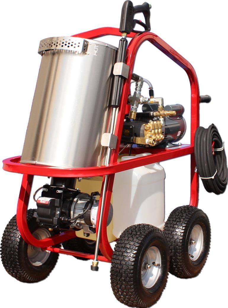 HOT POWER WASHER: ELECTRIC POWERED, DIESEL HEATED The HV Series combines the cleaning power of high pressure with the grease cutting effectiveness of hot water, wet steam, or downstream soap.