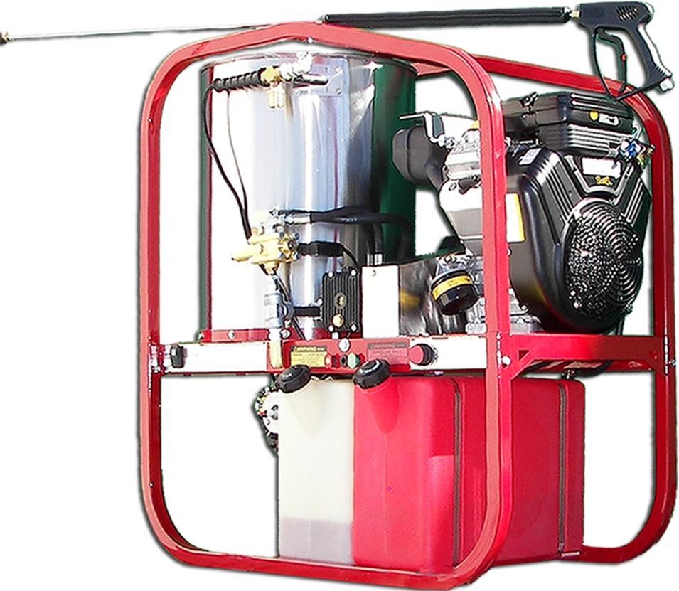 HOT WATER WASH SKID: ENGINE POWERED, DIESEL HEATED The SK Series is a truly versatile machine. It can be trailer or truck mounted to work for you, right where you need it.