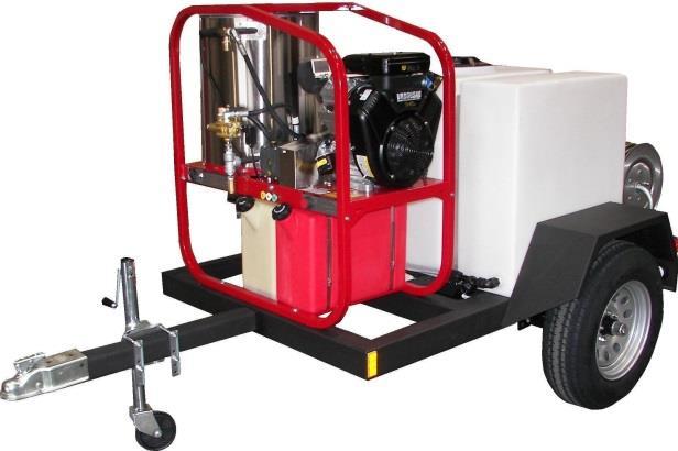 POWER WASHER TRAILERS AND WATER TANK PACKAGES Choose the tank configuration that best suits your needs.