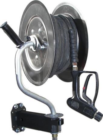 Two configurations to choose from: Reel capacity of 250 x 3/8, 5000psi, 400 paired with a 150 inlet reel. Part# AR325 Reel capacity of 250 x 3/8, 5000psi, 400 paired with another of the same.